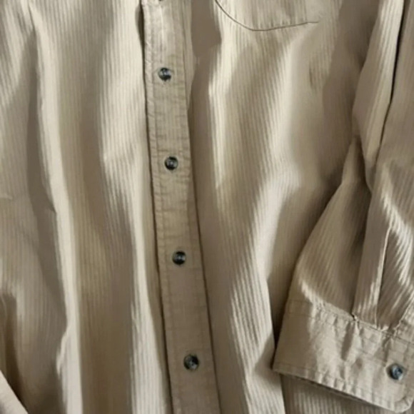 Khaki color button down - Picture 2 of 4